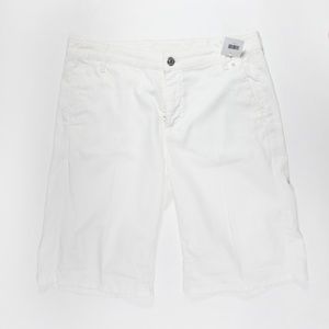 White Escada Bermuda Shorts